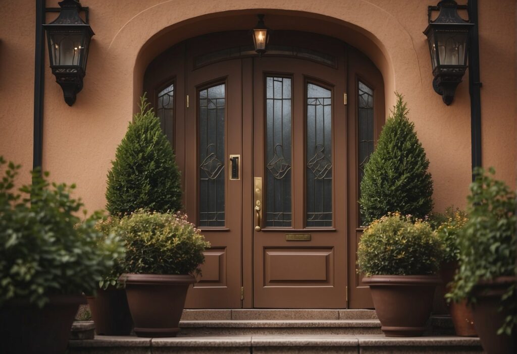 Braune Fenster – Welche Haustür Farbe passt am besten?